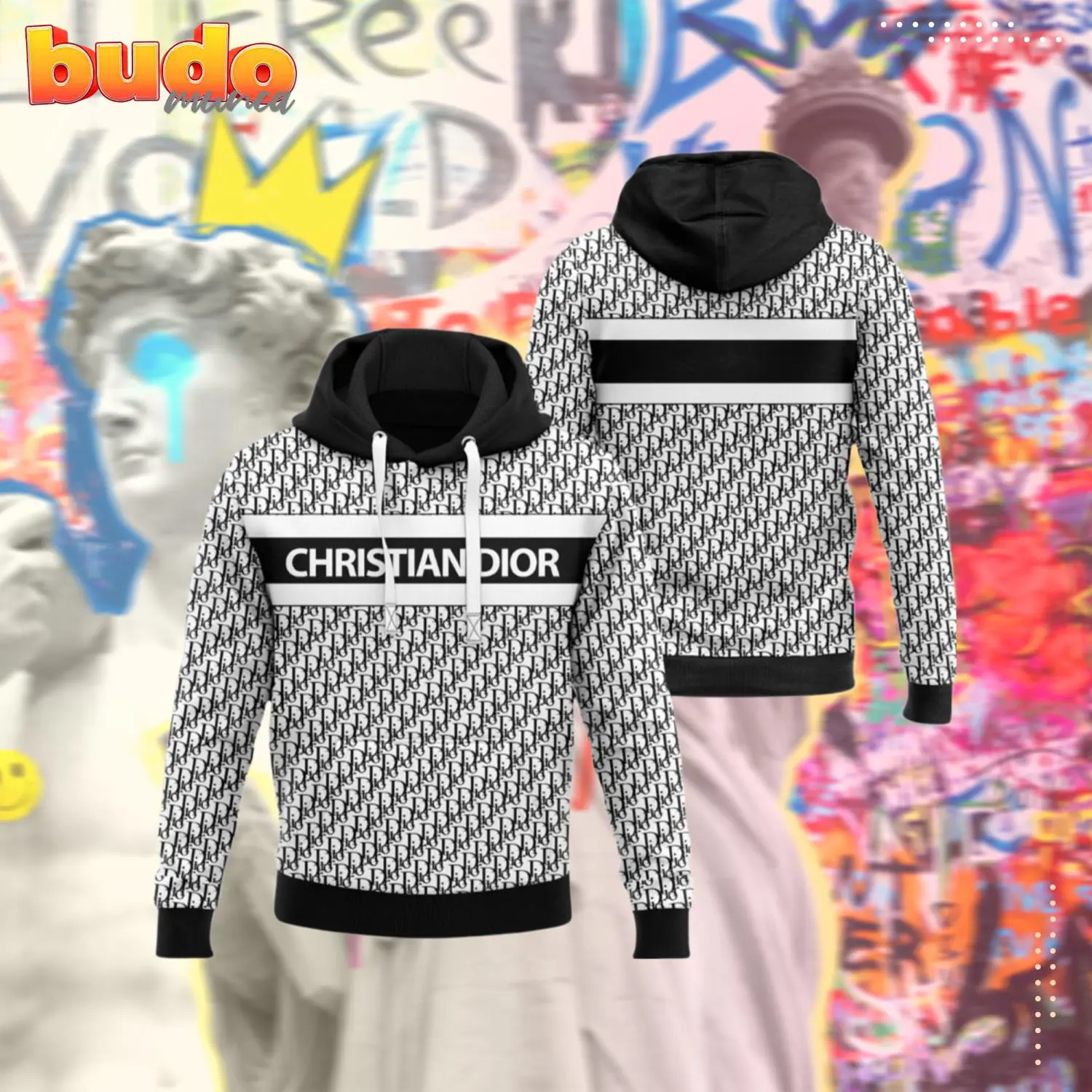 Dior luxury unisex hoodie luxury brand outfit for men women